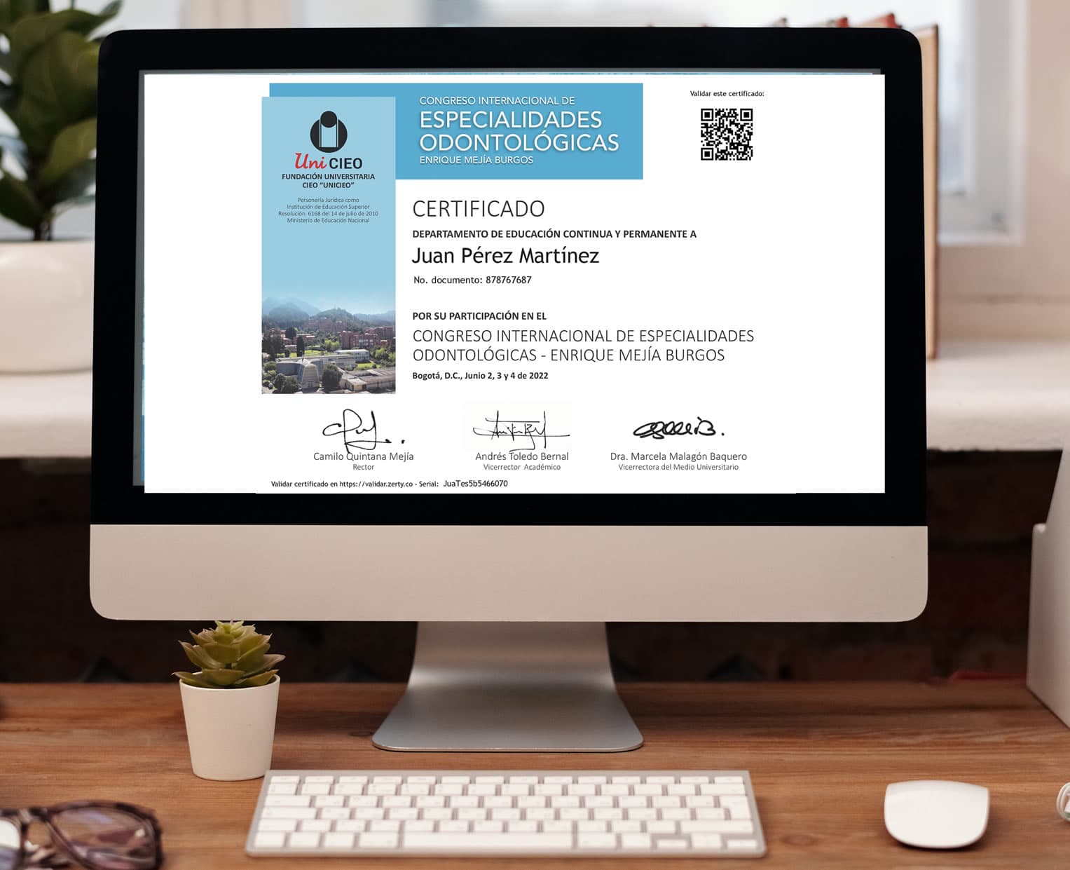 Certificado digital online ZERTY